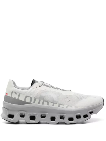 Sneakerși On-running cu șireturi din dantelă alergare gri