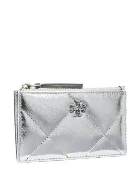 Portofel Tory Burch argintiu