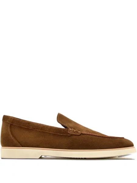 Chiloți Magnanni din piele de căprioară slip-on maro