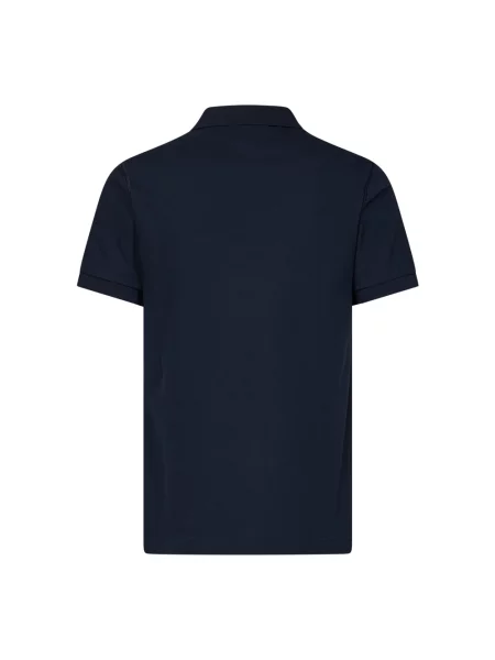 Koszulka polo Dolce And Gabbana z krótkim rękawem niebieska