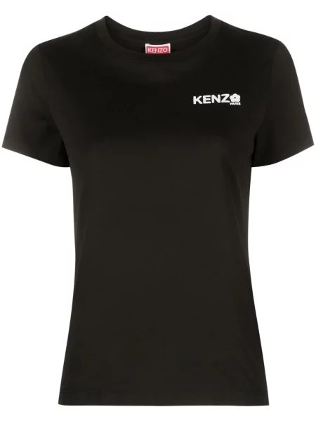Tricou Kenzo cu model floral cu imagine negru