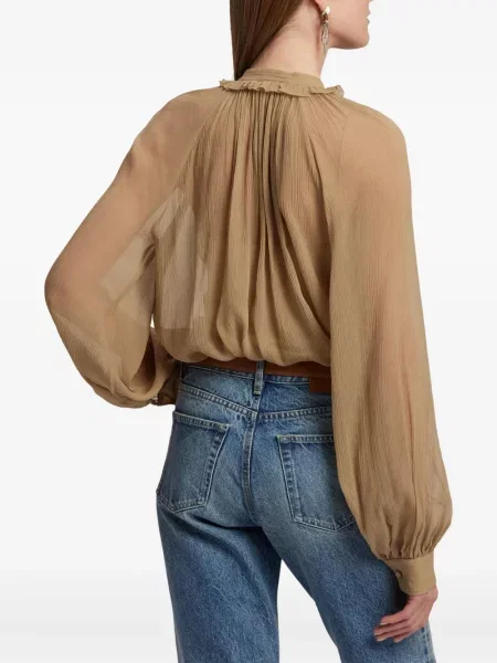 Bluză Ralph Lauren Collection plisată