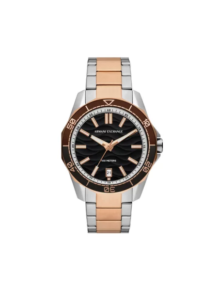 Zegarek Armani Exchange brązowy