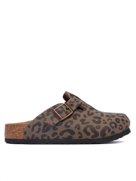 Klapki Birkenstock brązowe