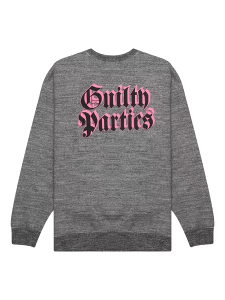 Hanorac crewneck Wacko Maria cu imagine gri