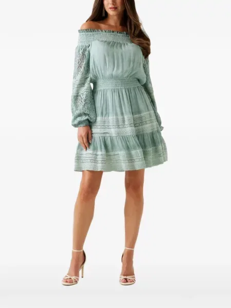 Rochie Guess din dantelă verde