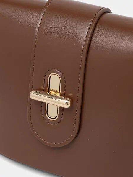 Шкіряна сумочка Answear.LAB коричневий