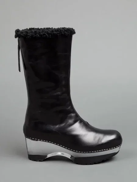 Botine Premiata cu platformă negru