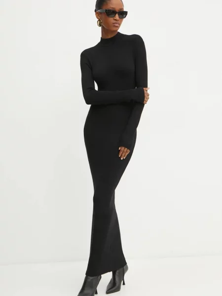 La Mania rochie FALLON maxi mulata FALLON negru