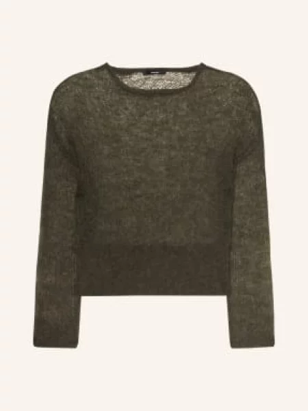 Someday Sweter Tivora Z Moherem gruen oliwkowy