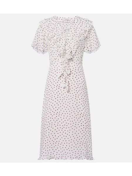 Rochie midi Dorothee Schumacher cu buline alb