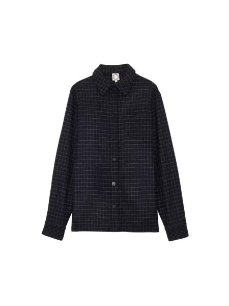 Koszula Ines De La Fressange Paris wełniana niebieska