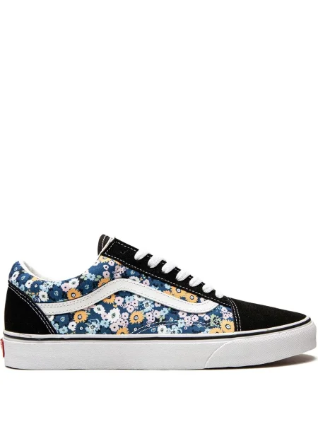 Sneakerși Vans Old Skool cu model floral negru