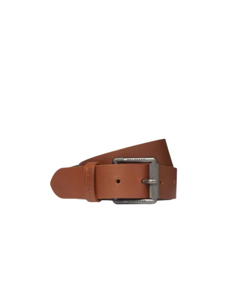 Pasek Belstaff w paski brązowy