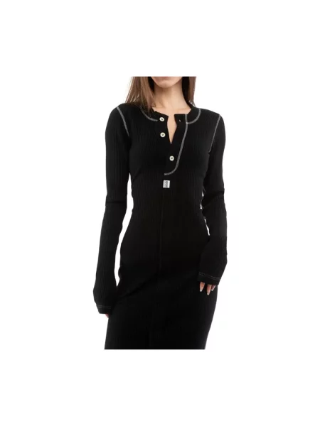 Sukienka midi Moschino czarna