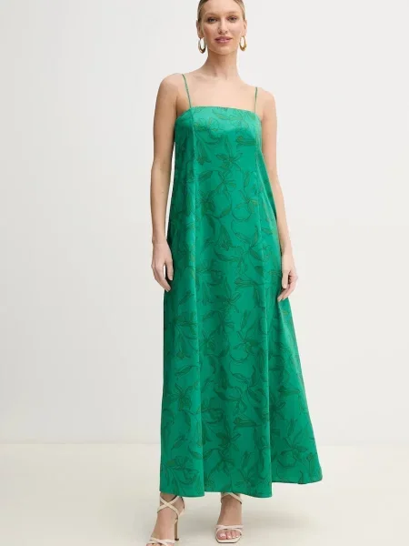 Marella rochie Emme by Marella maxi evazati verde