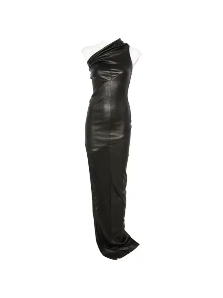 Rochie maxi Rick Owens cu un umăr gol negru