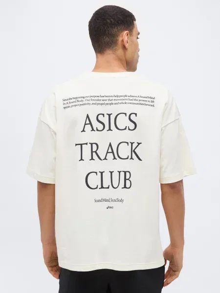 ASICS Tricou funcțional crem / negru bej