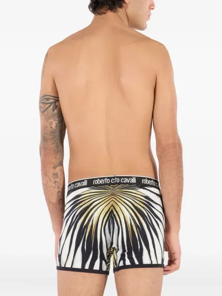 Boxeri Roberto Cavalli cu imagine alb