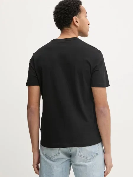 Tričko Guess Jeans s potiskem černá