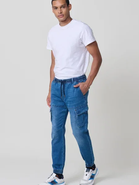KOROSHI Jeans albastru