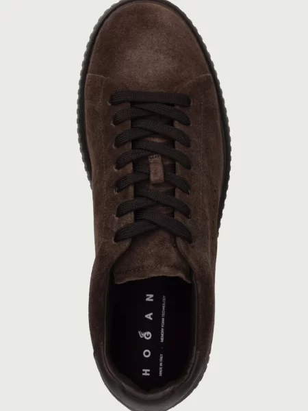 Замшевые кроссовки Hogan