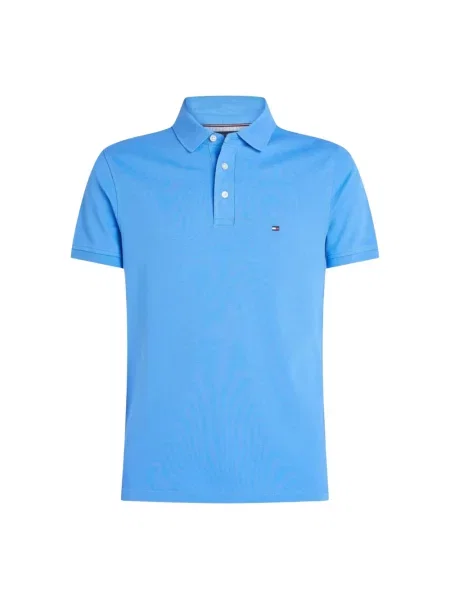 Tommy Hilfiger koszulka polo Mężczyźni jednolity S niebieski