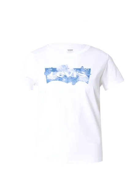 LEVI'S ® Tricou The Perfect safir / albastru porumbel alb