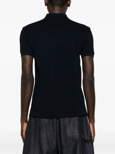 Polo Comme Des Garçons με μοτίβο καρδιά μαύρο