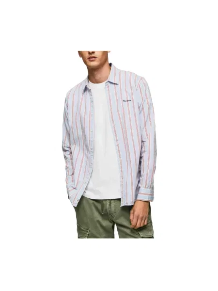 Koszula dżinsowa Pepe Jeans niebieska