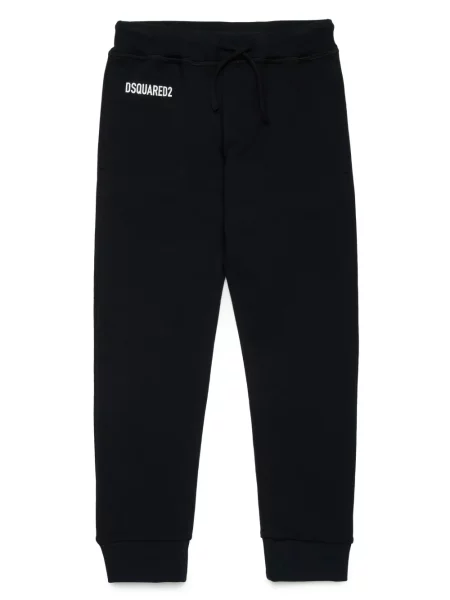 Spodnie dziecięce Dsquared2 czarne