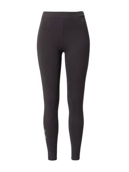 TOMMY HILFIGER Leggings bleumarin / roși aprins / negru alb
