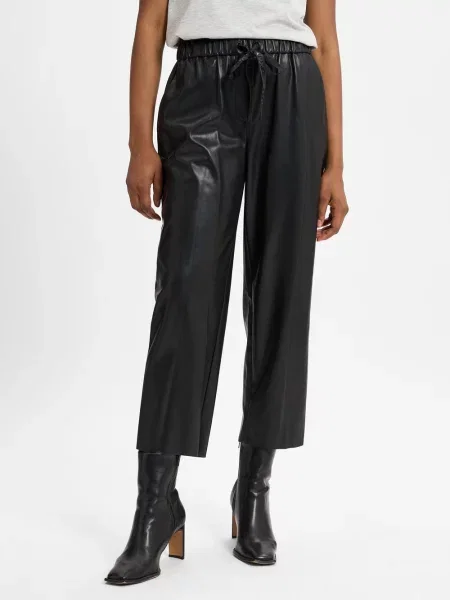 DKNY Spodnie Kobiety Sztuczne włókno czarny jednolity 34