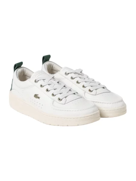 Sneakersy Lacoste skórzane białe