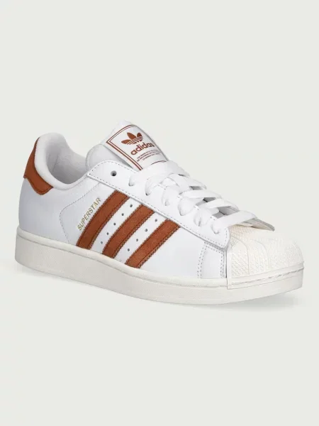 Adidas Originals Superstar II маратонки мъжки от кожа бяло