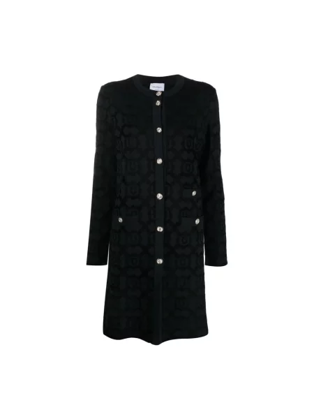 Płaszcz Salvatore Ferragamo elegancki czarny