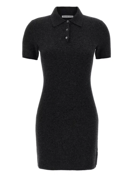 Rochie mini Alexander Wang scurtă de costum gri