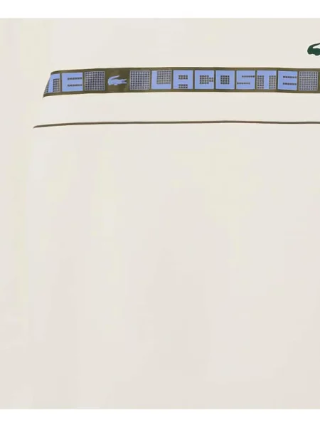 Prugasta vesta Lacoste s autogramom
