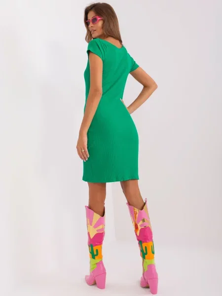 Rochie Fashionhunters de costum verde