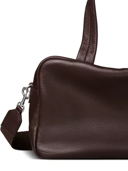 Geantă shopper Tory Burch din piele maro