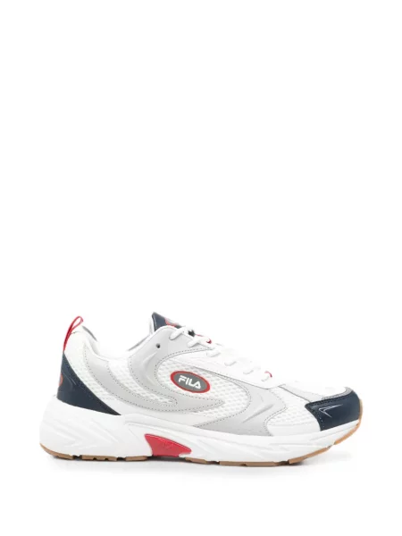 Sneakerși Fila cu autograf alb
