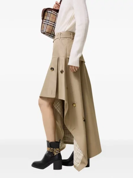 Fustă Burberry asimetrică
