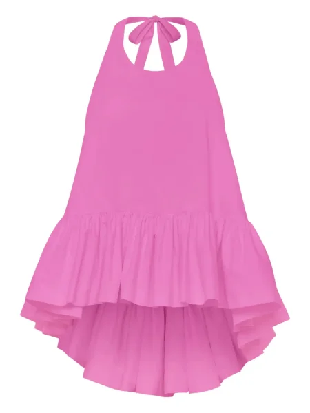 Bluzka Azeeza z falbankami różowa