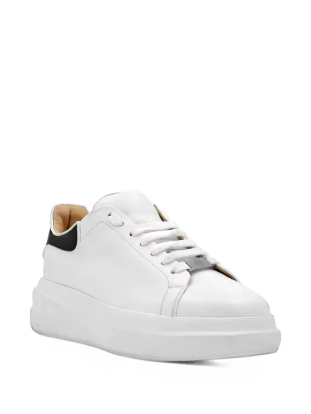 Top Philipp Plein din piele alb