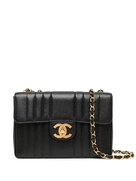 Klasická kabelka Chanel Pre-owned černá