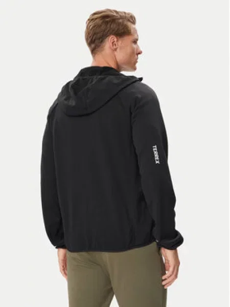 Kapucnis dzseki Adidas fekete