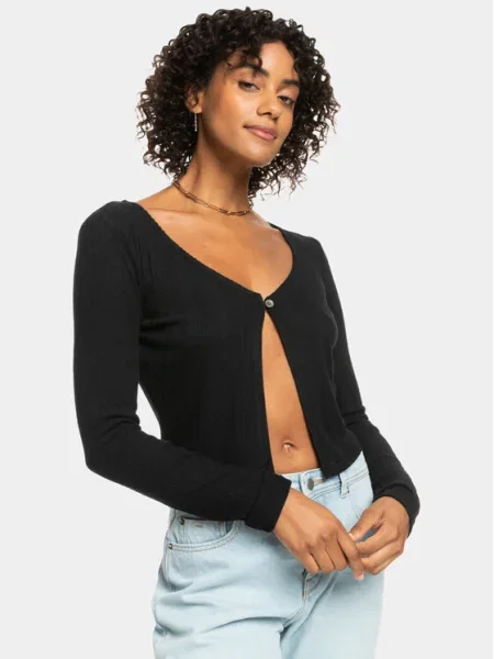 Roxy Cardigan Mystical Sky Kttp gri