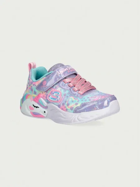 Skechers UNICORN DREAMS HEART SPARKL gyerek sportcipő lila