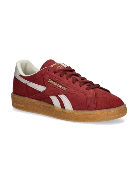Sneakersy Reebok skórzane czerwone