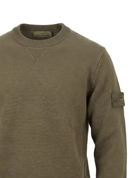 Pulover Stone Island cu strasuri maro